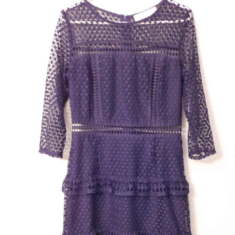 ASOS | NAVY LACE DRESS